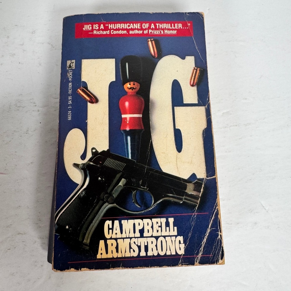 Jig Campbell Armstrong 1989 First Printing‎ Spy Thriller Pocket Books